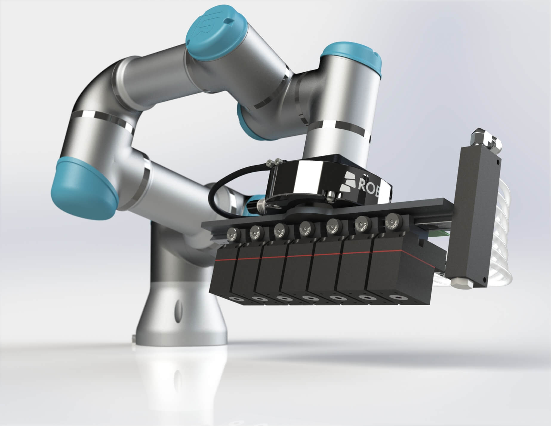 Universal Robots Collaborative Robot Arm UR5 with Custom Fixtures