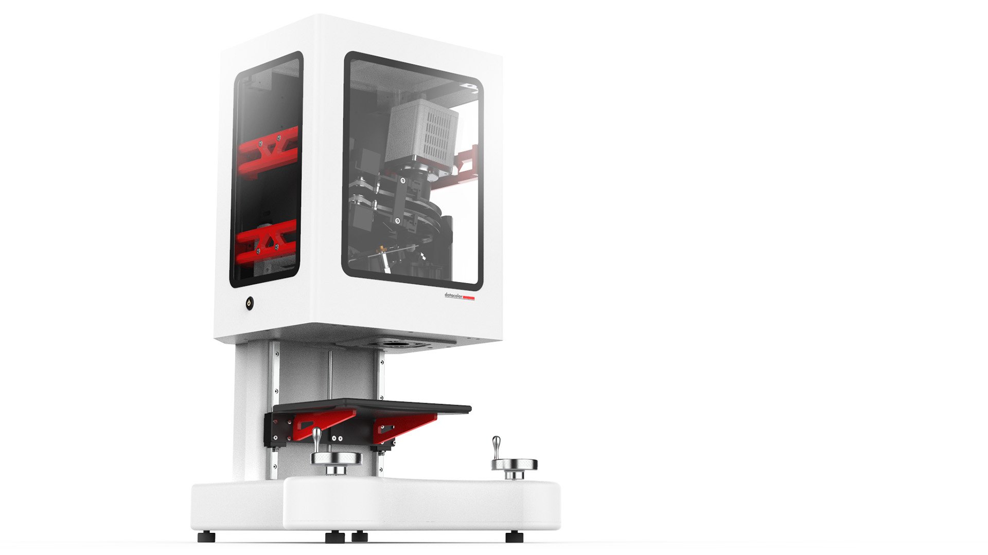 Spectrophotometer with dual control knobs