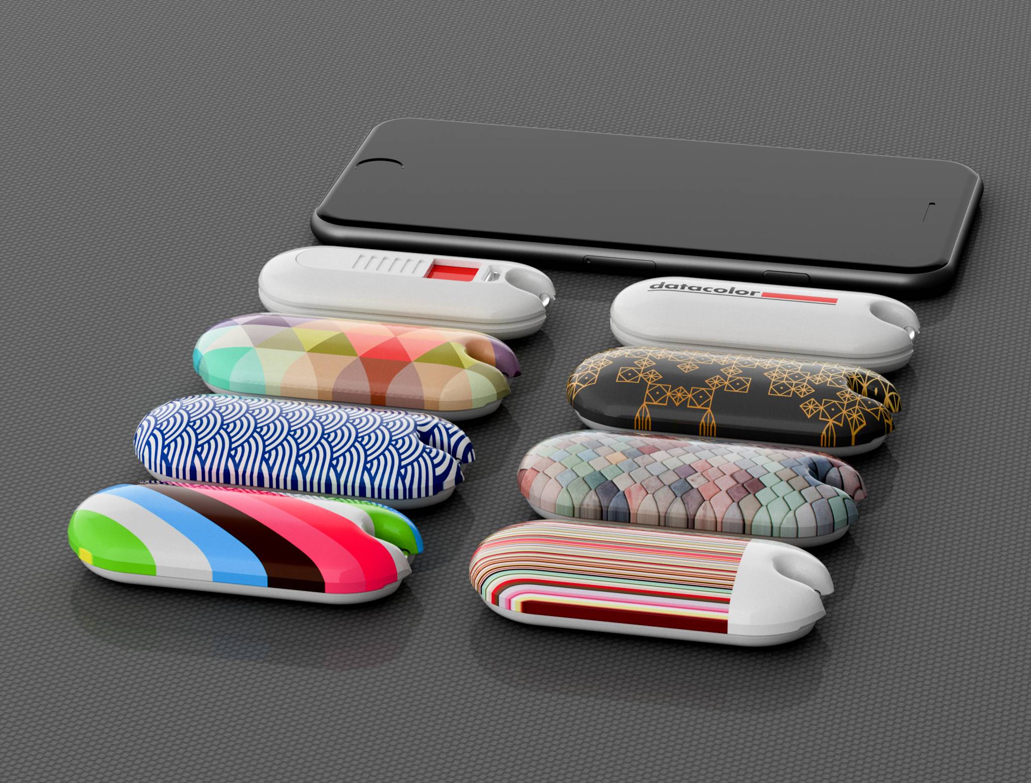 Color measurement pendant, designer cover variant