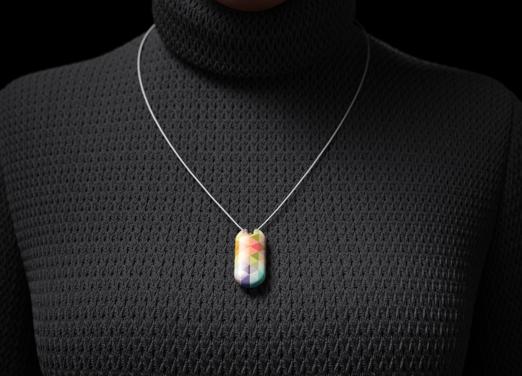 Color measurement pendant shown on model