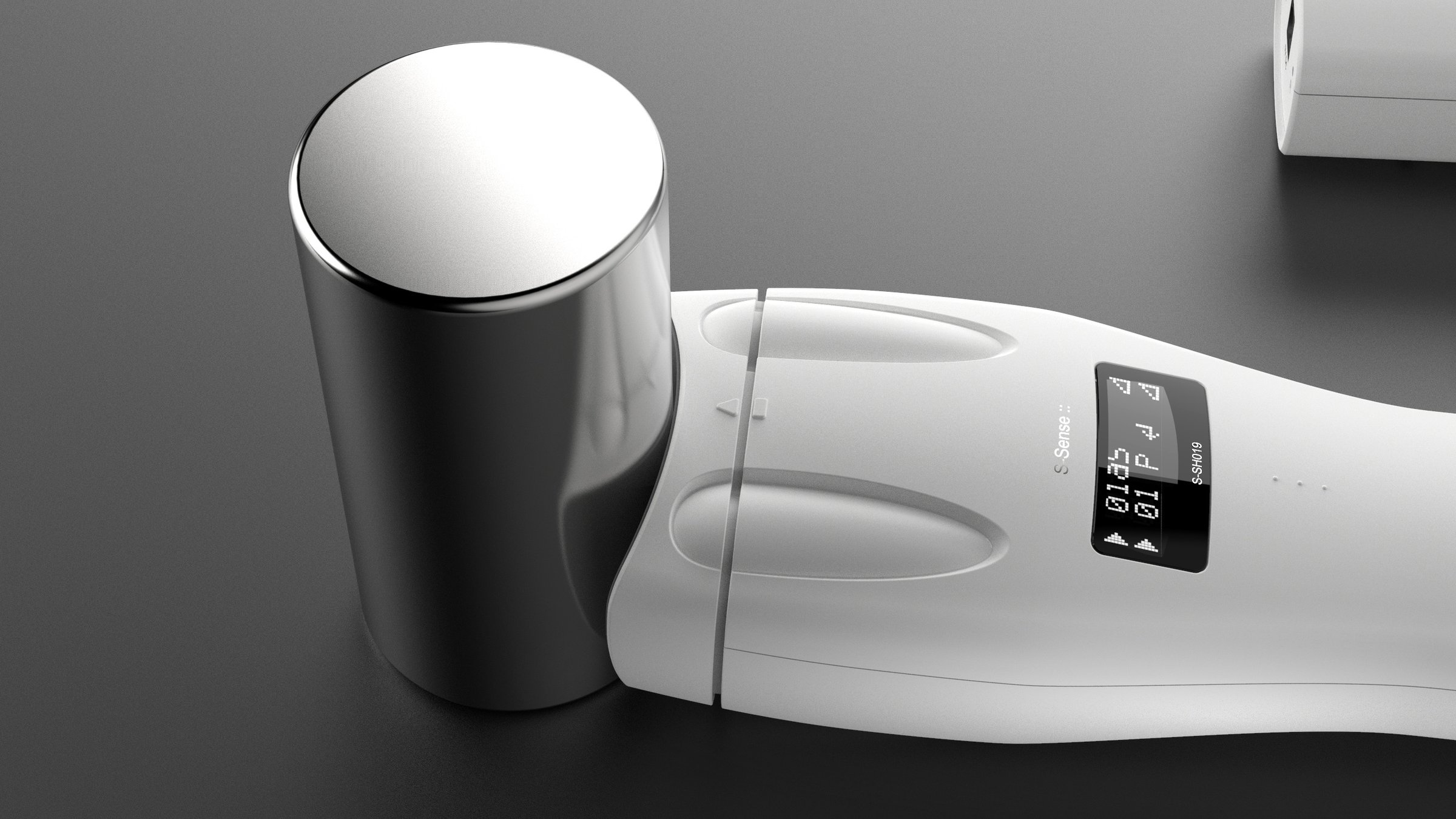 Handheld scanner for upconverting nanocrystals